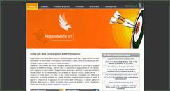 Desktop Screenshot of pegasomedia.it